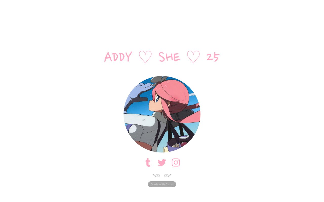 Carrd profile picture for @skyla